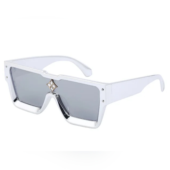 Accessories - White Mirror Tint Sunglasses Unisex